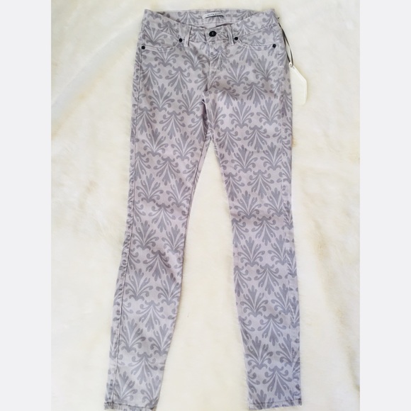 Rich & Skinny Ankle Skinny Jean Damask Print NWT - Picture 3 of 6